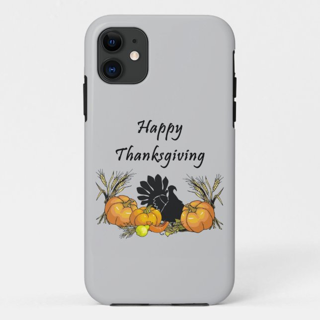 Glücklicher Erntedank Case-Mate iPhone Hülle (Rückseite)