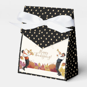 Glücklicher Erntedank! Friendsgiving JAZZ Retro Geschenkschachtel