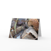 Glücklicher Erntedank - Karte