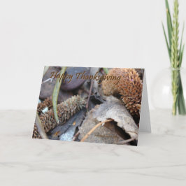 Glücklicher Erntedank - Karte