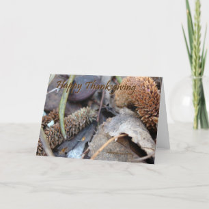 Glücklicher Erntedank - Karte