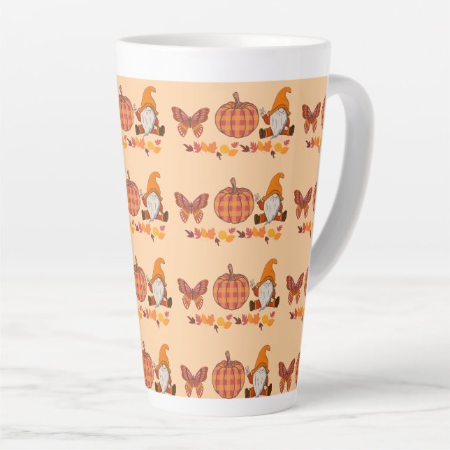 glücklicher Erntedankfall Milchtasse (Rechte Ecke)