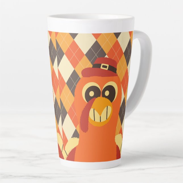 glücklicher Erntedankfall Milchtasse (Rechte Ecke)