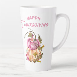 glücklicher Erntedankfall Milchtasse