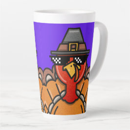 glücklicher Erntedankfall Milchtasse