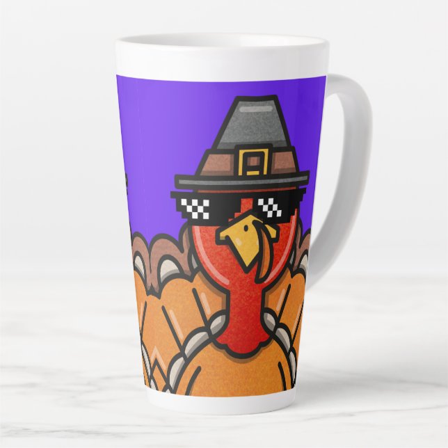 glücklicher Erntedankfall Milchtasse (Rechte Ecke)