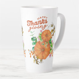 glücklicher Erntedankfall Milchtasse