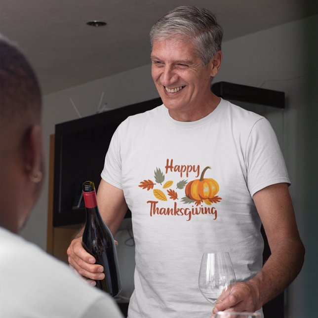 glücklicher Erntedankspulkauer Herbst lässt Flut T-Shirt (happy thanksgiving t shirt)