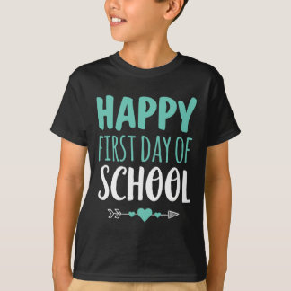 glücklicher erster Schullehrertag Arrow C T-Shirt