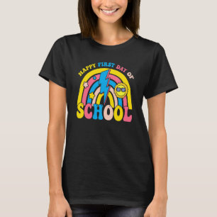 Glücklicher erster Schultag Lehrerinnen Studentin T-Shirt