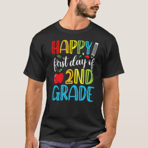 glücklicher erster Tag der zweiten Klasse Niedlich T-Shirt