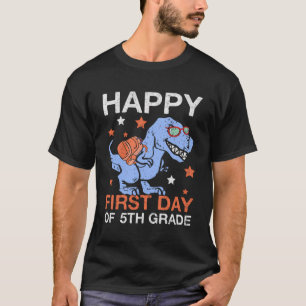 Glücklicher erster Tag des 5. T-Shirt