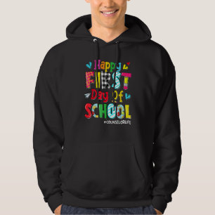 Glücklicher erster Tag des Beratungslebens zurück Hoodie
