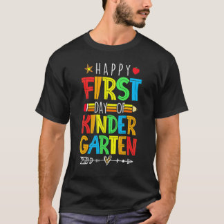 Glücklicher erster Tag des Kindergartenlehrers  Zu T-Shirt