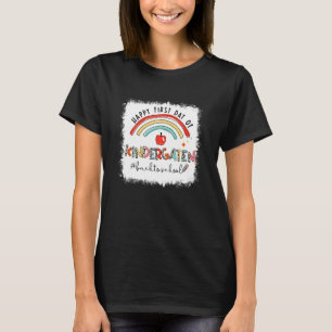 Glücklicher erster Tag des Kindergartens Boho Rege T-Shirt