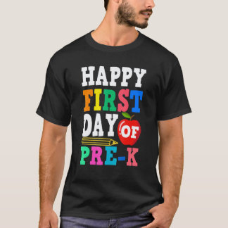 Glücklicher erster Tag im Vorschulunterricht für L T-Shirt