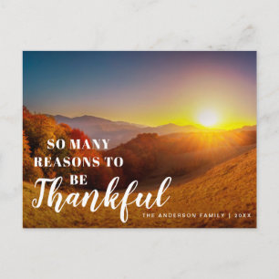 glücklicher Fall Erntedank Postcard Postkarte