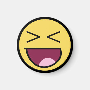 Glücklicher fantastischer Gesichts-Magnet Magnet