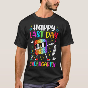 Glücklicher Fauler Schultag Kindergartenlehrer Stu T-Shirt