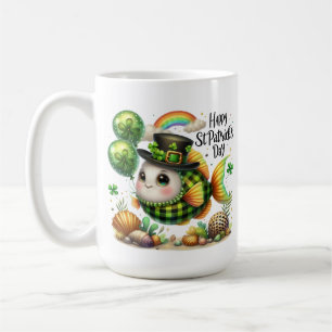 Glücklicher Fisch - St. Patrick's Day Kaffeetasse