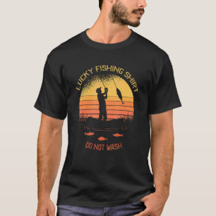 Glücklicher Fischer Angeln Nicht Waschen T-Shirt