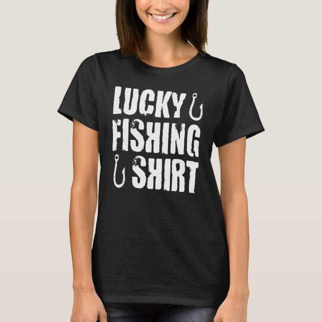 Glücklicher Fischfang T-Shirt (Vorderseite)
