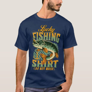 Glücklicher FischfangNicht Vintagen Fischfang abwi T-Shirt