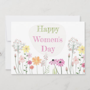 Glücklicher Frauentag Feiertagskarte