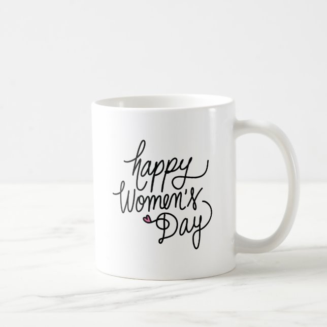 Glücklicher Frauentag Kaffeetasse (Rechts)