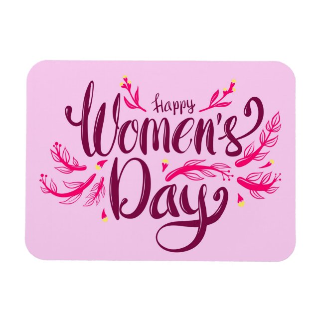 Glücklicher Frauentag Magnet (Horizontal)