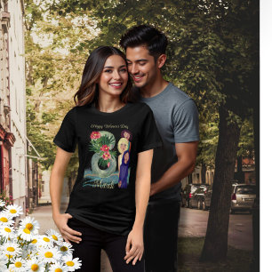 Glücklicher Frauentag   März 8. Lebhafter Dunkler Tri-Blend Shirt