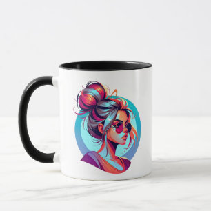 Glücklicher Frauentag März 8. Tasse