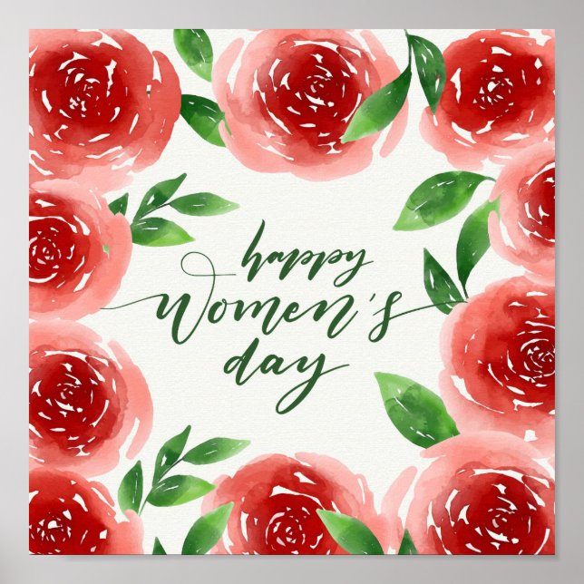 Glücklicher Frauentag Poster (Vorne)
