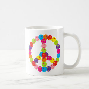 glücklicher Frieden Tasse