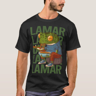 Glücklicher Frosch - Lamar Name T-Shirt