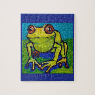 Glücklicher Frosch Puzzle