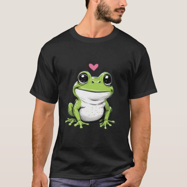 Glücklicher Frosch T-Shirt (Vorderseite)
