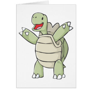 Glücklicher Galapagos-Schildkröten-Cartoon