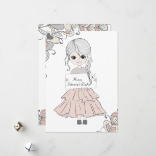 Glücklicher Galentinstag. Feiertagskarte