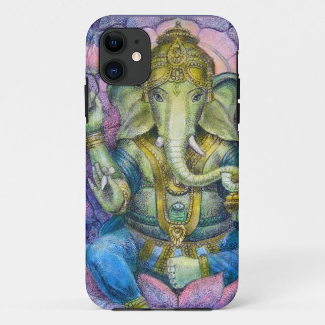 Glücklicher Ganesha Elefant, Buddha Case-Mate iPhone Hülle (Rückseite)