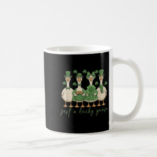 Glücklicher Gans Patricks Day 2026 Lustiges Gesche Kaffeetasse