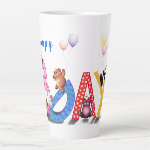 Glücklicher Geburtstag - Baby Bears Party Celebra Milchtasse