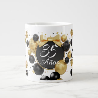 Glücklicher Geburtstag Becher Jumbo-Tasse