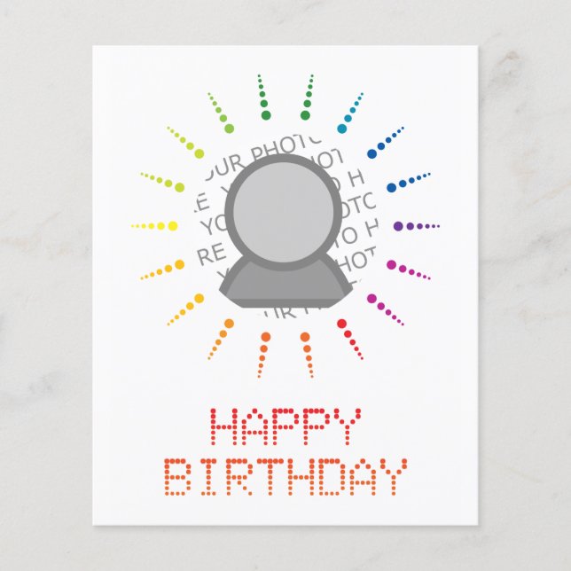 glücklicher Geburtstag (brightBurst) (Vorderseite)