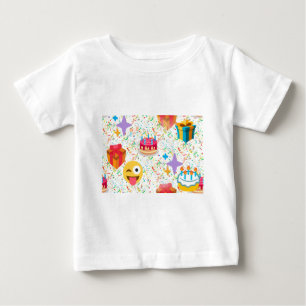 glücklicher Geburtstag Emoji Baby T-shirt