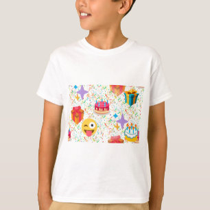 glücklicher Geburtstag Emoji T-Shirt
