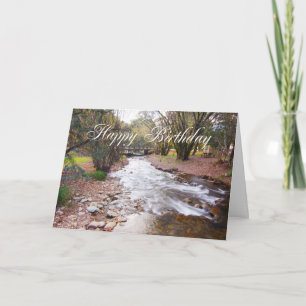 Glücklicher Geburtstag - Fluss Karte