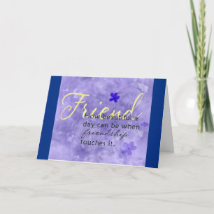 GLÜCKLICHER GEBURTSTAG FÜR MEIN ***BESTES FREUND** KARTE