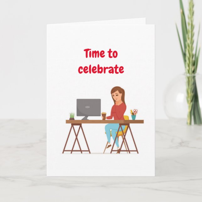 GLÜCKLICHER GEBURTSTAG FÜR MEINE ***KOARBEITERKART KARTE (Vorderseite)