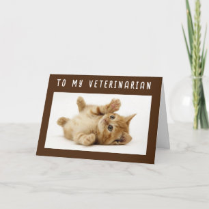 GLÜCKLICHER GEBURTSTAG FÜR MEINE **VETERINARISCHE* KARTE
